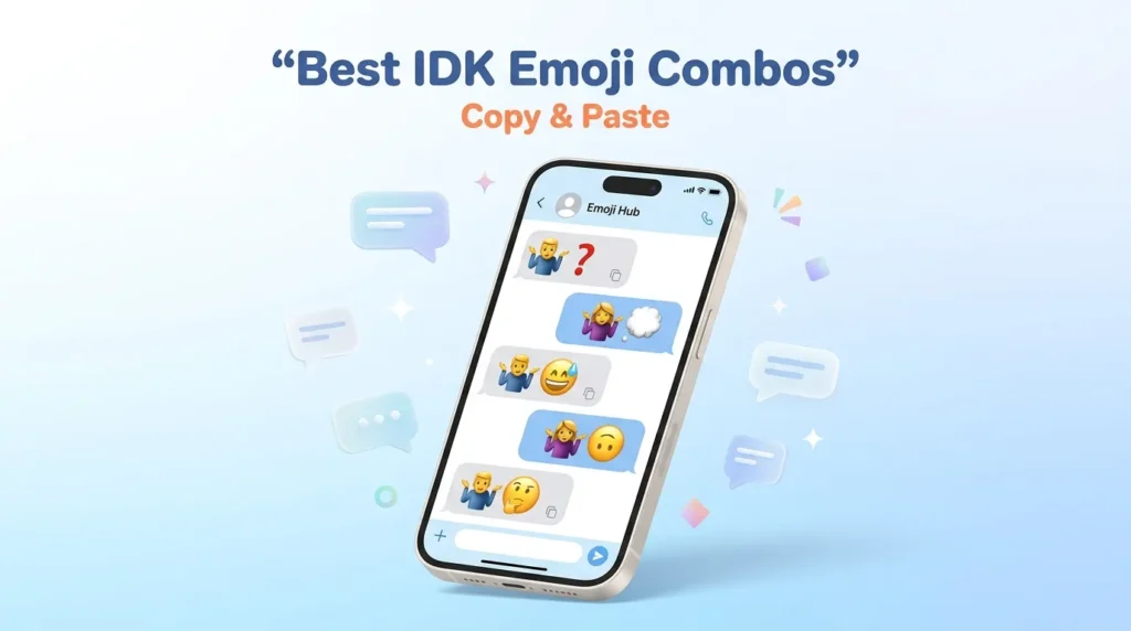 Best idk emoji combos copy & paste