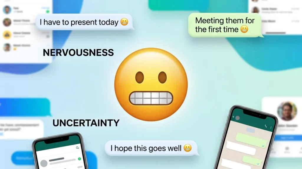 How to use nervous emoji the right way