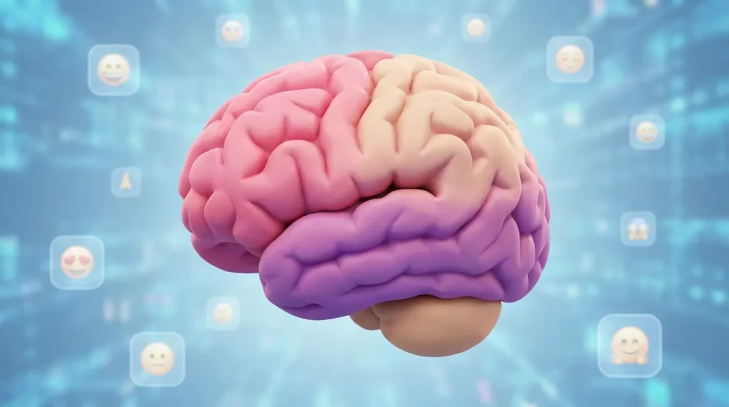 What do brain emoji mean?