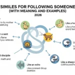 Simile for Following Someone