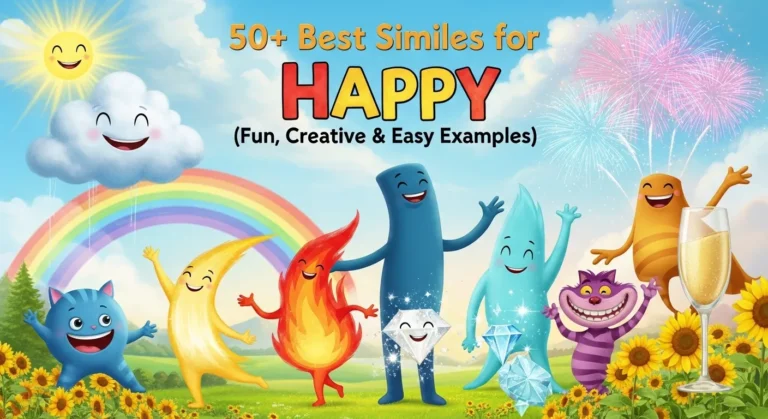 Simile for Happy