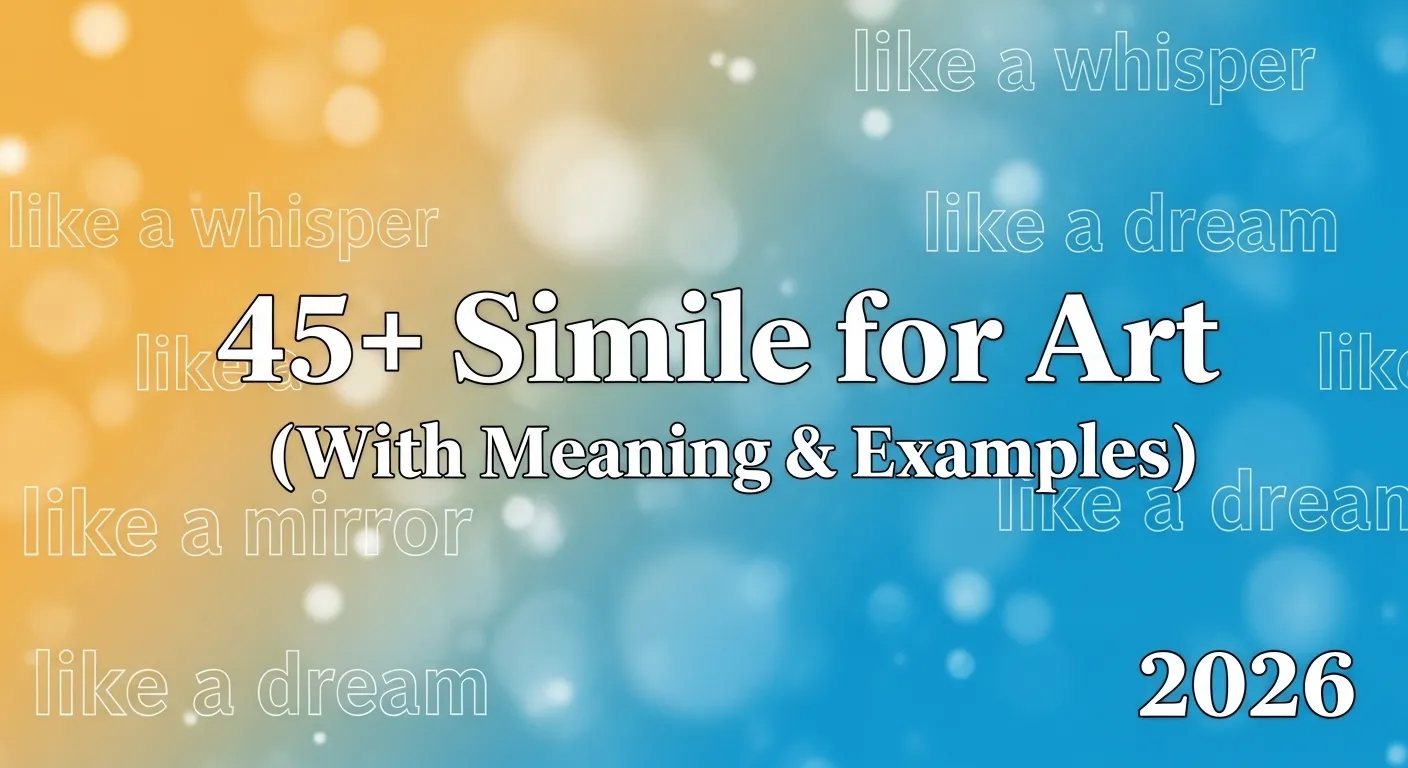 Simile for Art