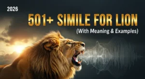 Simile for Lion