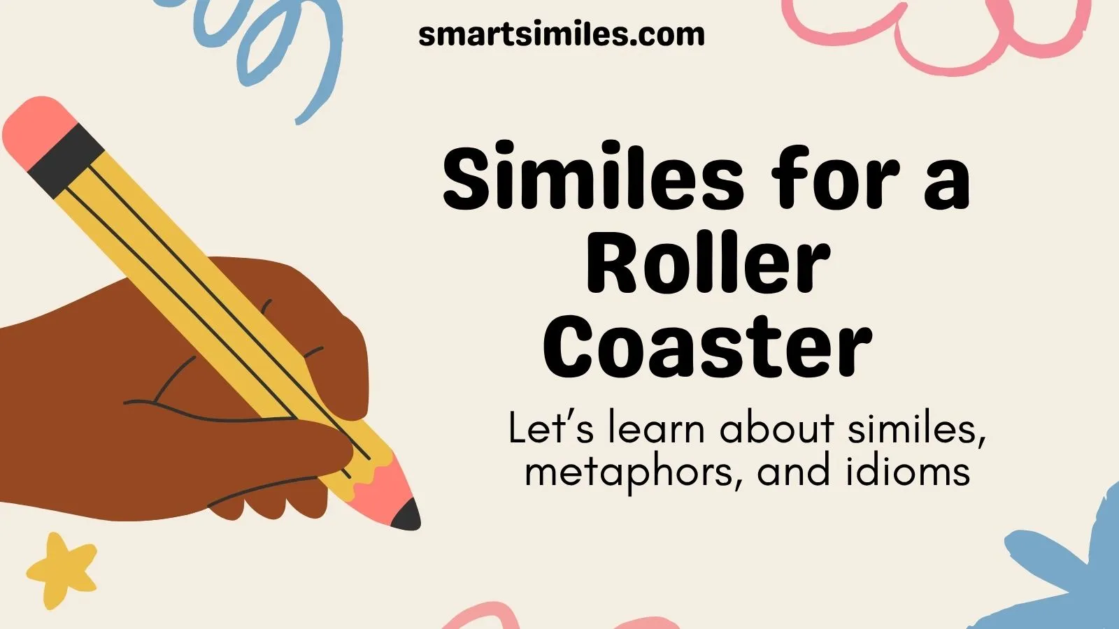 simile for a roller coaster