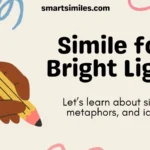 Simile for Bright Light