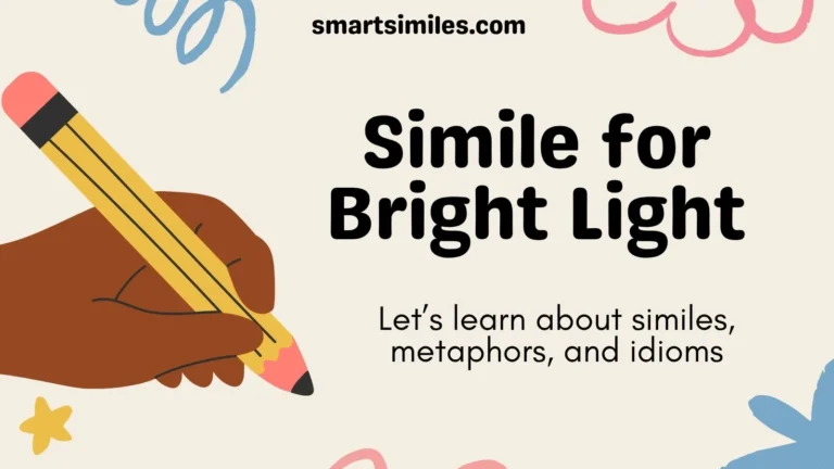 Simile for Bright Light