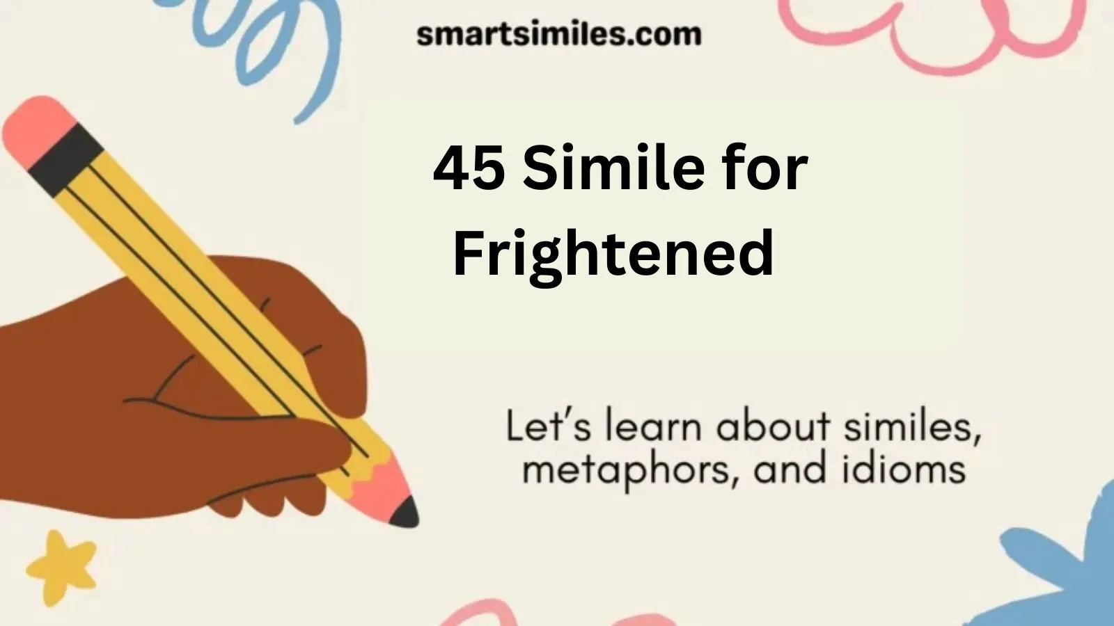 Simile for Frightened