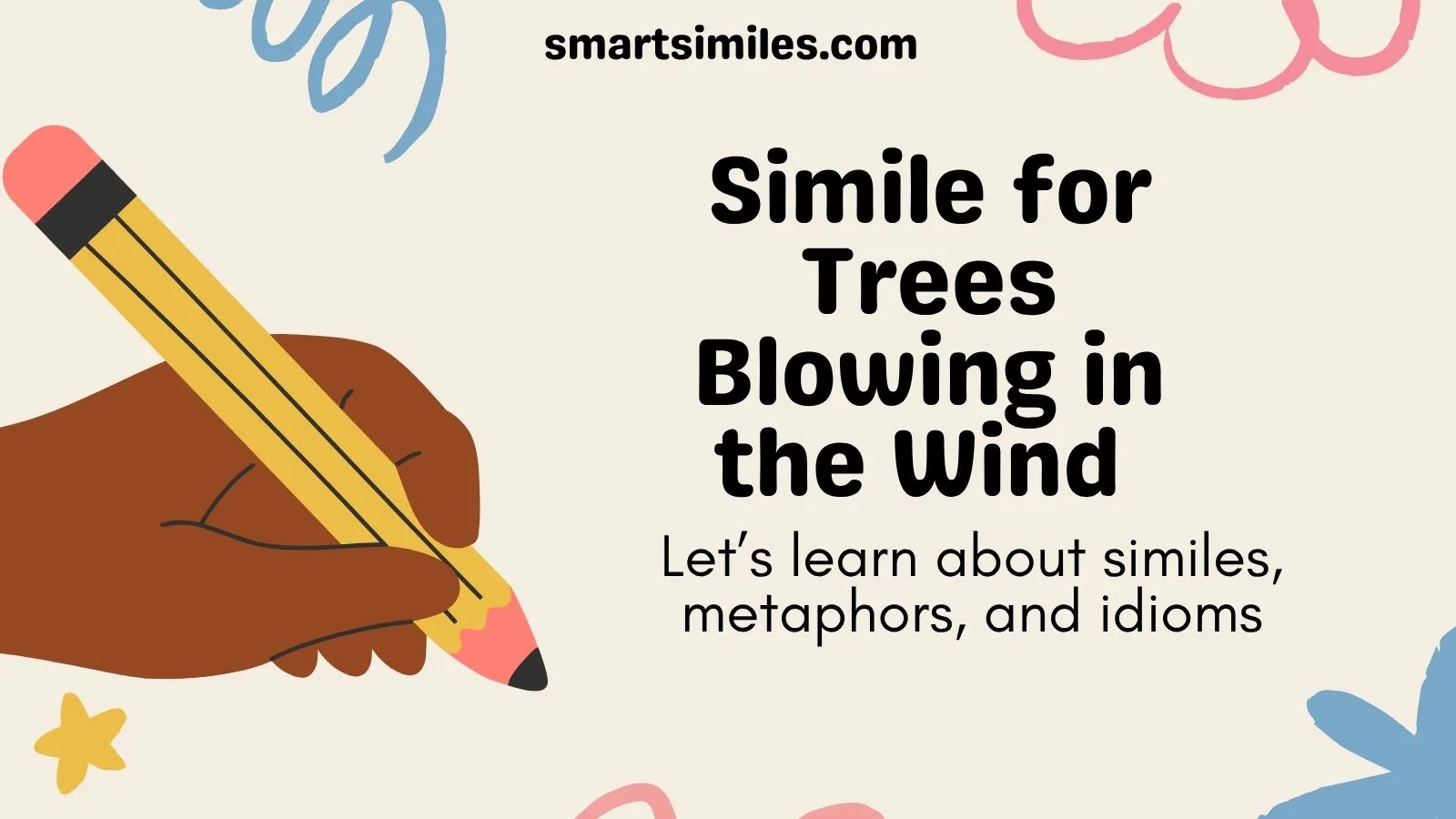 Simile for Trees Blowing in the Wind