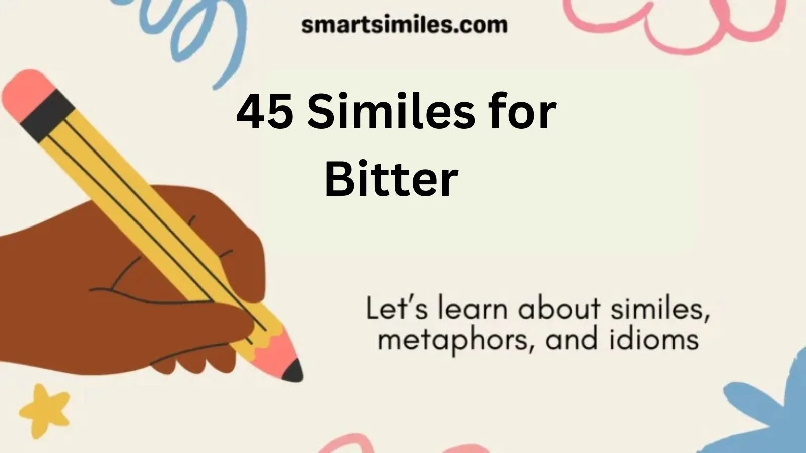 Similes for Bitter