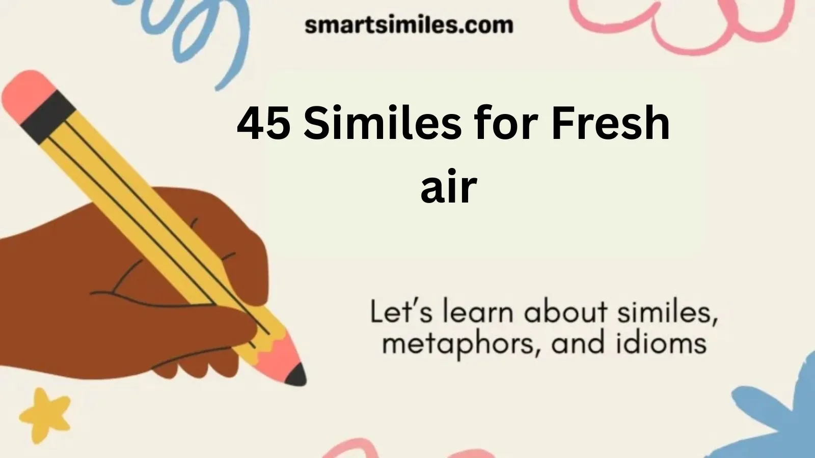 simile for fresh air
