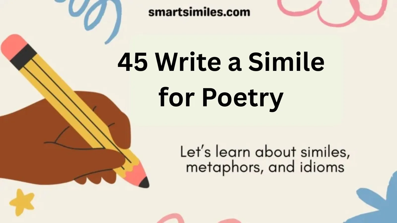 Write a Simile for Poetry