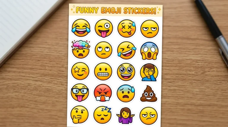 Funny Emoji Stickers
