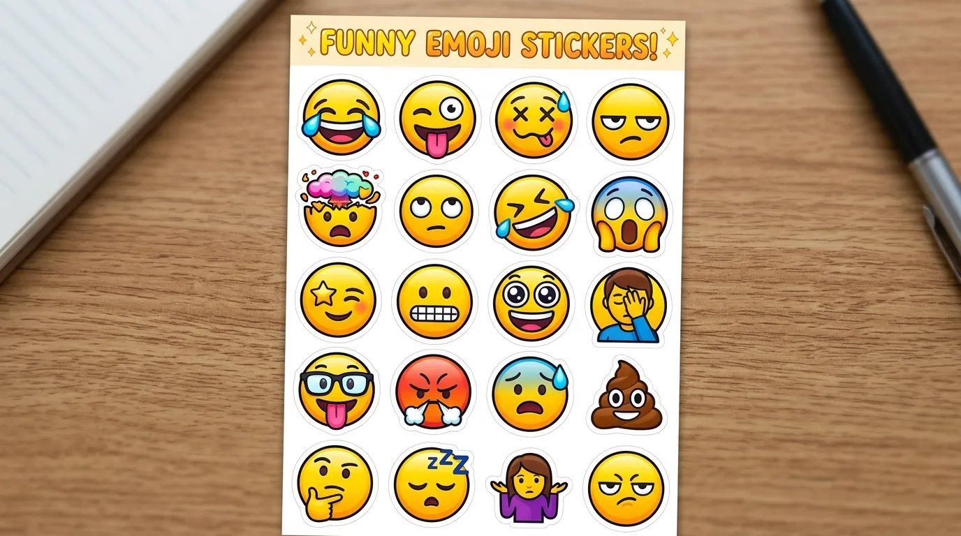 Funny Emoji Stickers