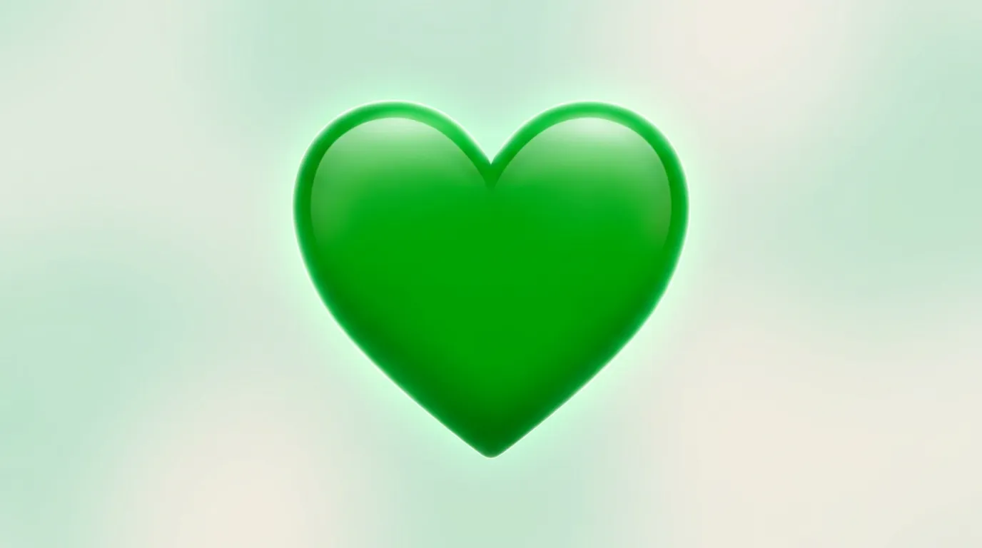 Green Heart Emoji