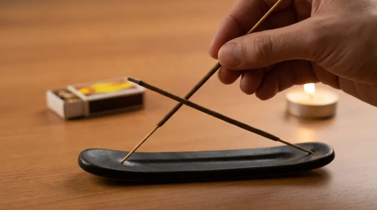 how to light incense