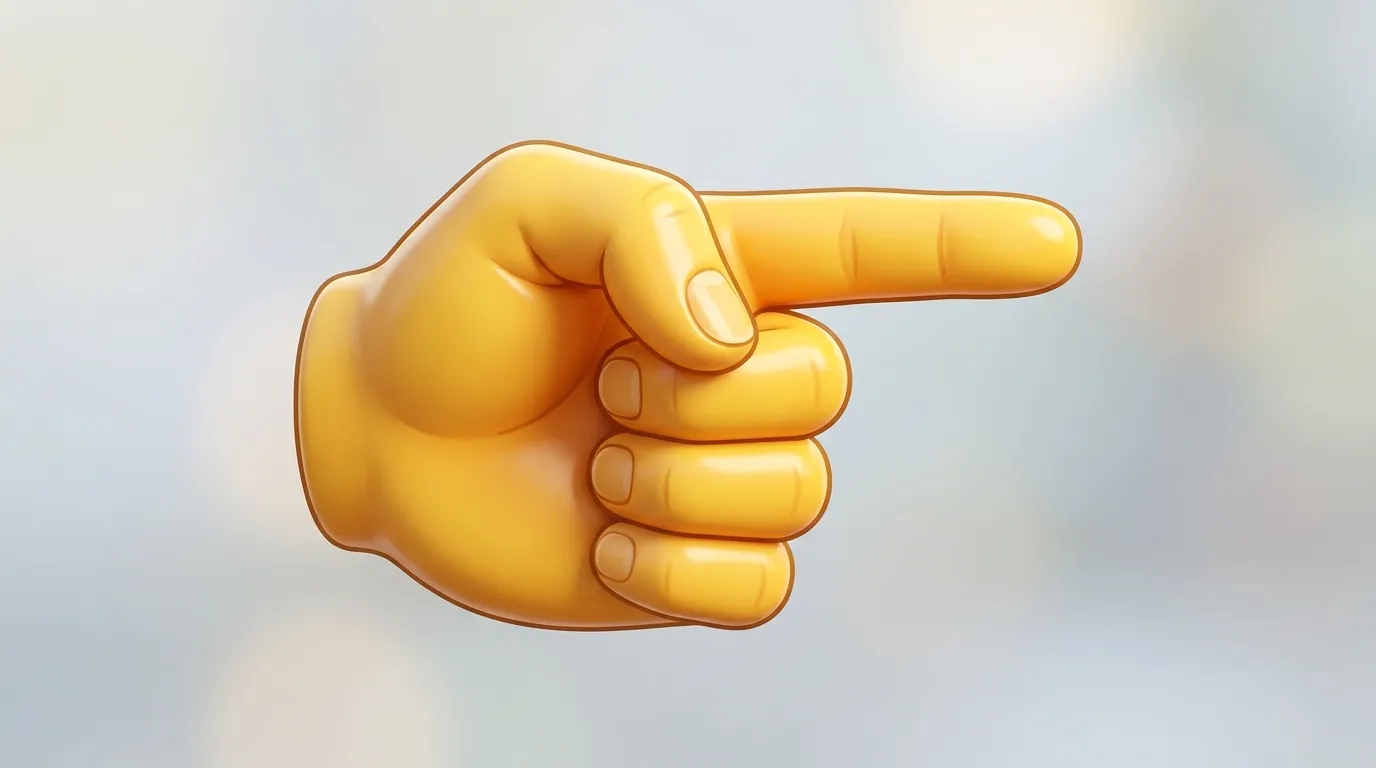 Pointing Emoji