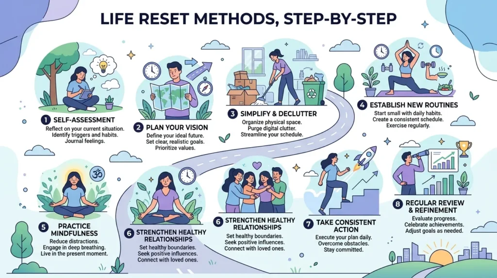 Reset Methods, Step-by-Step
