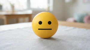 Straight Face Emoji