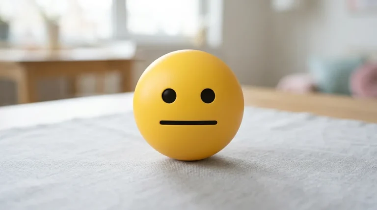 Straight Face Emoji
