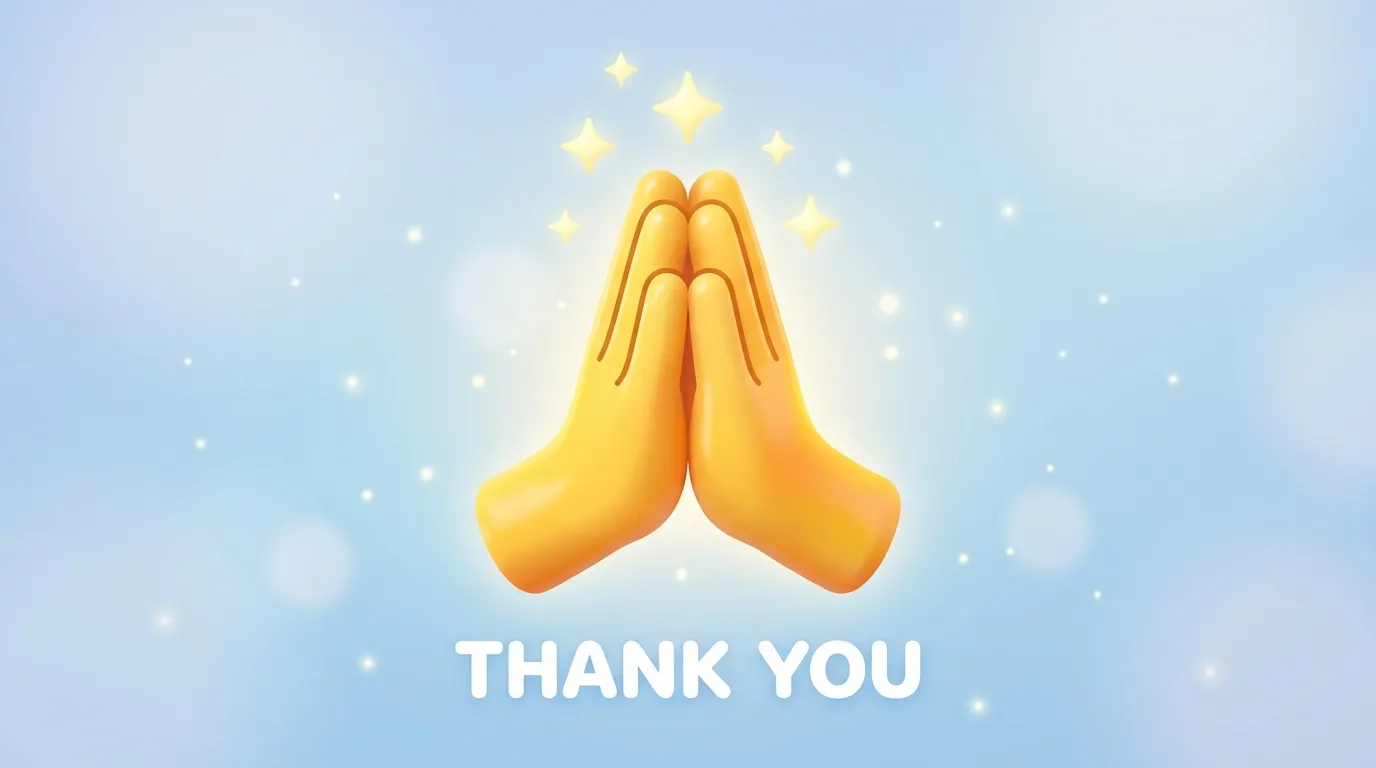 Thank You Emoji