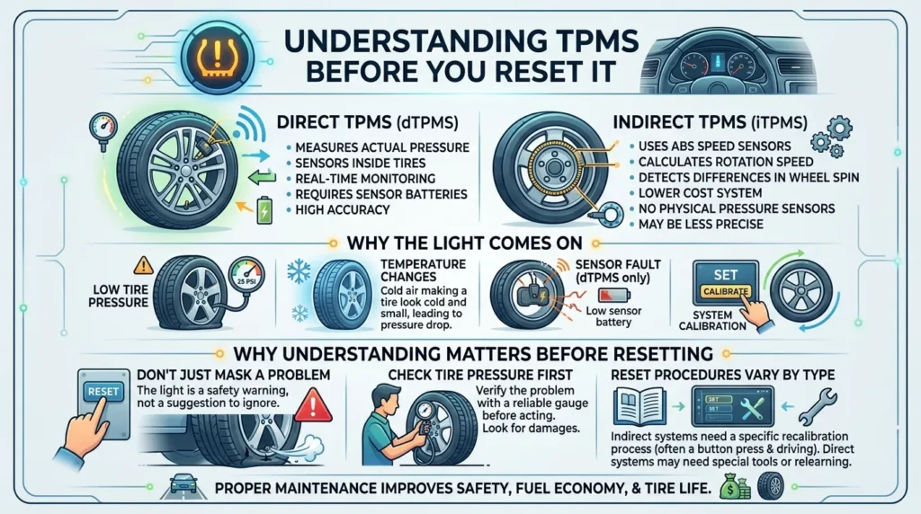 Understanding TPMS Before You Reset It