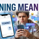 Feining Meaning: Definition