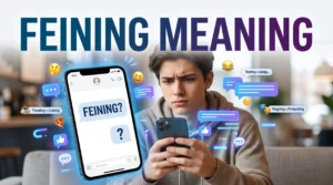 Feining Meaning: Definition