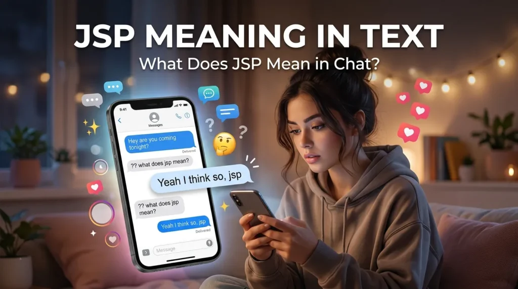 What Does JSP Mean in Text?