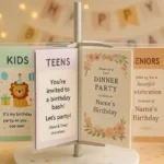 How to Create Unique Birthday Invitations for Different Age Groups